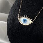 گردنبند چشم نظر با مژه