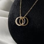 گردنبند 3 حلقه کارتیر