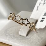 انگشتر مینیمال چند ستاره ریز