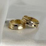 انگشتر حلقه ست وسط اتمی