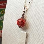 اویز قلبی انار سنگی