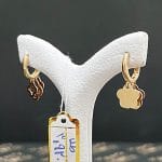 گوشواره حلقه ای آویز ستاره