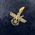 آویز فروهر سیاه قلم