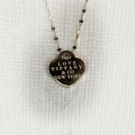 آویز قلب تیفانی فانتزی