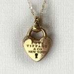 آویز قفل قلبی تیفانی