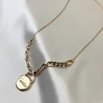 گردنبند طلا زنانه مدل تیفانی با وزن 7.60 گرم