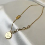 گردنبند طلا زنانه مدل تیفانی با وزن 9.04 گرم