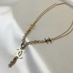 گردنبند طلا زنانه مدل تیفانی با وزن 11.80 گرم و طراحی مجلسی