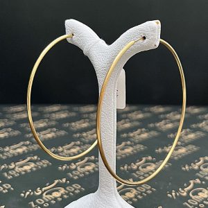 گوشواره حلقه ای نازک از گالری طلا زمرد