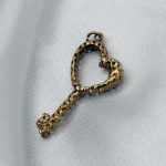 آویز کلید طلای ۱۸ عیار بدون اجرت وزن ۱.۰۶ گرم