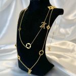 گردنبند طلا رو مانتویی ۱۲.۹۴ گرم بدون اجرت گالری طلا زمرد