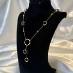 گردنبند طلا کارتیر لاو ۸.۶۹ گرم بدون اجرت گالری زمرد