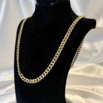 گردنبند طلا کارتیر ۹ گرم بدون اجرت گالری زمرد