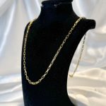 زنجیر ونیزی سوپر طلای ۱۸ عیار بدون اجرت وزن ۳.۹۹ گرم