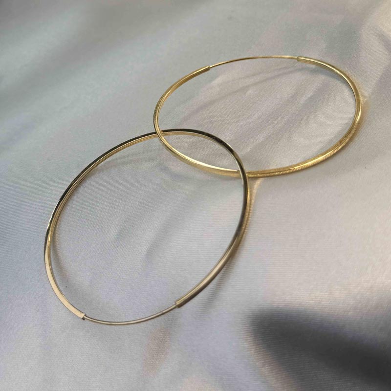 large-hoop-earrings-3.260g-zomorod-gallery گوشواره حلقهای بزرگ طلا ۱۸ عیار زنانه وزن ۳.۲۶۰ گرم – بدون اجرت – گالری طلا زمرد