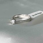 انگشتر سولیتر اتمی طلا ۱۸ عیار زنانه وزن ۳.۶۳ گرم – گالری طلا زمرد