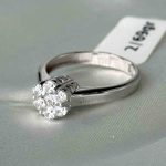 انگشتر سولیتر اتمی طلا ۱۸ عیار وزن ۲.۶۹ گرم - Image 2