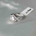 انگشتر سولیتر اتمی طلا ۱۸ عیار زنانه وزن ۴.۷۶ گرم – گالری طلا زمرد