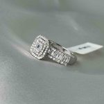 انگشتر سولیتر اتمی طلا ۱۸ عیار زنانه وزن ۳.۹۳ گرم – گالری طلا زمرد