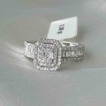 انگشتر سولیتر اتمی طلا ۱۸ عیار وزن ۳.۹۳ گرم - Image 2