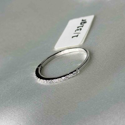 انگشتر سولیتر اتمی طلا ۱۸ عیار زنانه وزن ۱.۳۱ گرم – گالری طلا زمرد