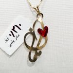 آویز مامان طلای ۱۸ عیار وزن ۲۱۰ سوت – مدل مینیمال و مناسب هدیه روز مادر