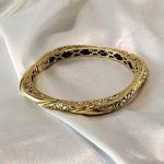 دستبند طلا مربع بدون اجرت وزن 16/720 گرم