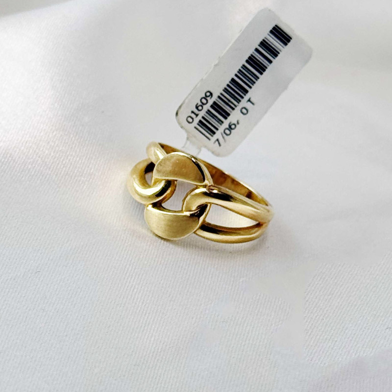 cartier-gold-ring-18k-1-91g انگشتر کارتیه طلا ۱۸ عیار وزن 1/91 گرم از گالری طلا زمرد