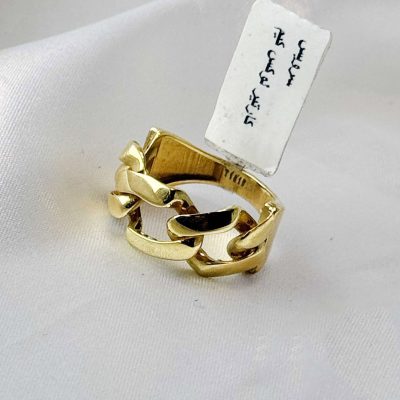 انگشتر کارتیه لوکس طلا ۱۸ عیار وزن 3/82 گرم از گالری طلا زمرد