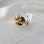 انگشتر طرح ریخته طلا ۱۸ عیار وزن 6/21 گرم از گالری طلا زمرد