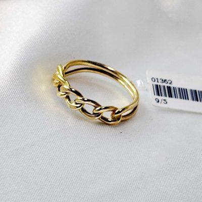 انگشتر کارتیه طلا ۱۸ عیار وزن 0/670 سوت از گالری طلا زمرد