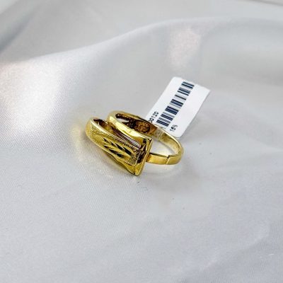 انگشتر ریختگی طلا ۱۸ عیار وزن 6/14 گرم از گالری طلا زمرد