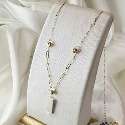 زنجیر فانتزی ظریف 860 سوت از گالری طلا زمرد