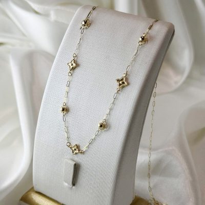 زنجیر فانتزی ظریف 1/190 سوت از گالری طلا زمرد