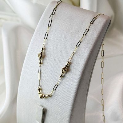 زنجیر فانتزی ظریف 1/330 سوت از گالری طلا زمرد