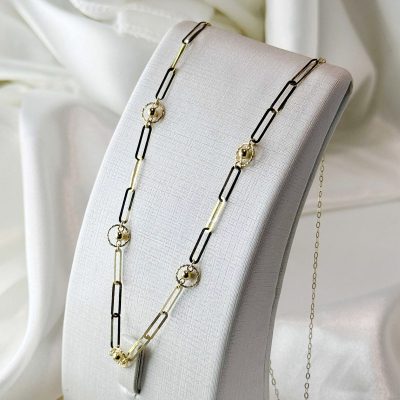 زنجیر فانتزی ظریف 1/520 سوت از گالری طلا زمرد