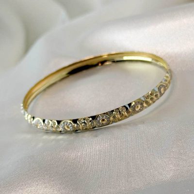 النگو طلا ۱۸ عیار بدون اجرت سایز 3 وزن 5/17 گرم از گالری طلا زمرد