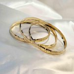 النگو رز سایز ۲ در ۳ طلا بدون اجرت وزن 4.060 و 3.890 گرم