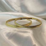 النگو طلا بدون اجرت وزن 3.22 گرم