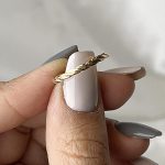 انگشتر هندسی دادخواه طلا وزن 920 سوت - Image 2