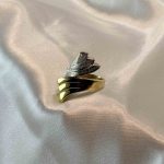 انگشتر تاج طلا وزن 8.120 – بدون اجرت – گالری طلا زمرد