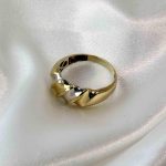 انگشتر ترکیبی طلا وزن 1.810 – بدون اجرت – گالری طلا زمرد