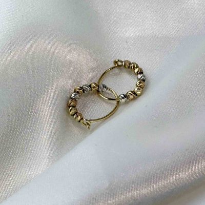 گوشواره گوی طلا وزن 1.330 گرم – بدون اجرت – گالری طلا زمرد