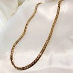 زنجیر طرح لوکس طلا بدون اجرت وزن 9/980 گرم