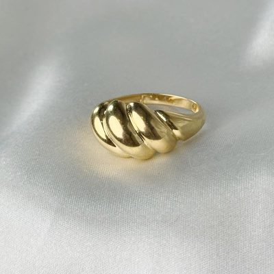 انگشتر طرح آوا کیم طلا وزن 1/710 گرم