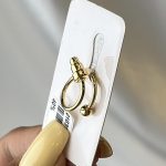 پیرسینگ ناف مدل حلزونی طلا 18 عیار وزن 2.51 گرم