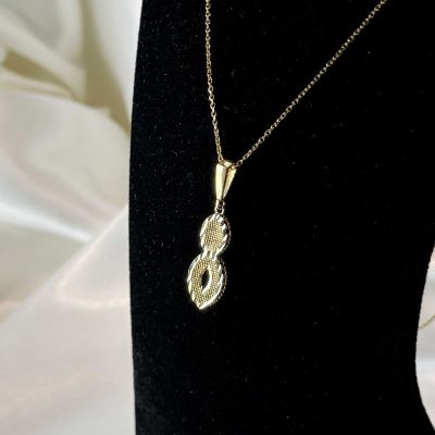 آویز بی‌نهایت طلا ۱۸ عیار ظریف وزن 0/710 گرم بدون اجرت