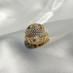 انگشتر فیوژن طلا بدون اجرت وزن 4/980 گرم - Image 2