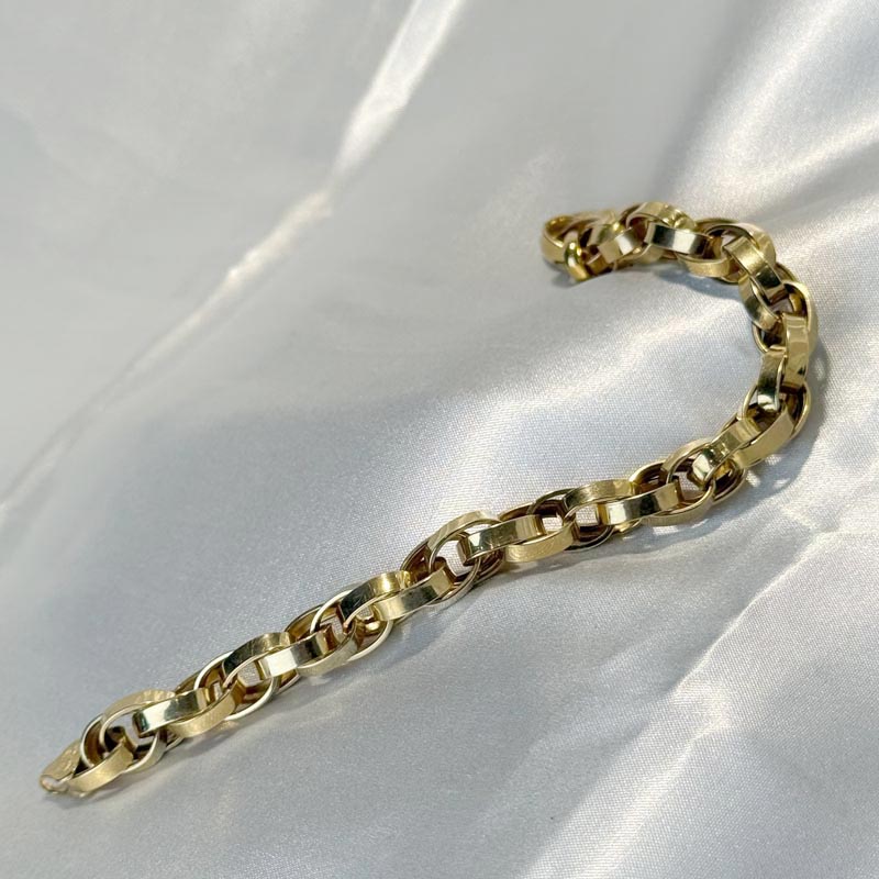 gold-bracelet-no-wage-14-430 دستبند طلا بدون اجرت وزن 14/430 گرم