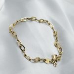 دستبند سوپر لایت طلا بدون اجرت وزن 2.210 گرم